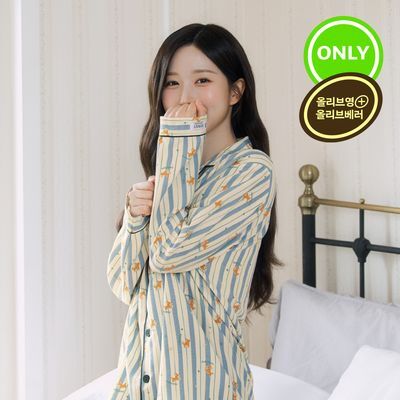 [올리브베러 단독] 도씨 26FW 긴팔 커플 잠옷 세트 3종 택 1
