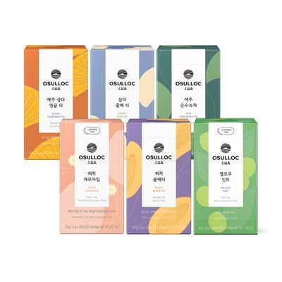 오설록 과일향 20입 6종 중 택 1