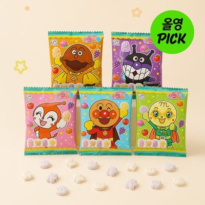앙팡맨 미니 새콤달콤 캔디(5팩) 50g