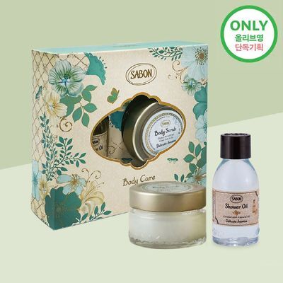 사봉 바디리츄얼 듀오세트 기획 자스민 (바디스크럽 60g+샤워오일50ml)