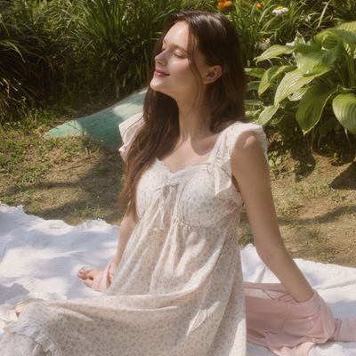 루나루즈 밀라 라이오셀 브라캡내장 민소매 원피스