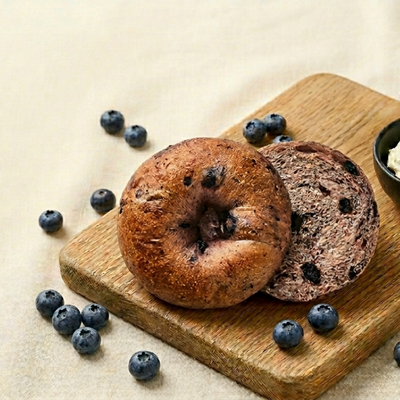도제식빵 블루베리 탕종 베이글 100g