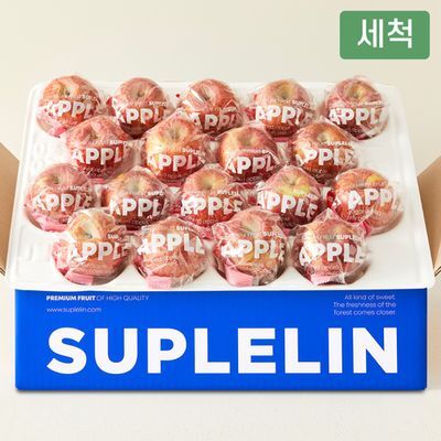 수플린 하루한알 고당도 세척사과 3.5kg (16~18입)