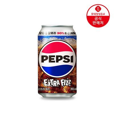 롯데칠성 펩시콜라 엑스트라 피즈 355ml 24캔