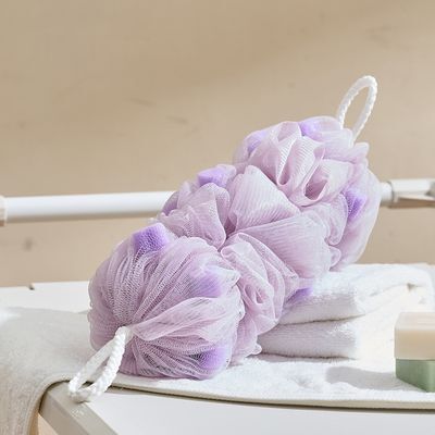[모던하우스] 등밀기 편하게 늘어나는 롱 스펀지 샤워퍼프 LAVENDER