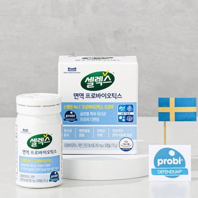 셀렉스 면역 프로바이오틱스 유산균&아연 2병 (250mgx60캡슐) (2개월분)
