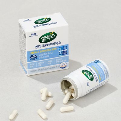 셀렉스 면역 프로바이오틱스 유산균&아연 1병 (250mg x 30캡슐) (1개월분)