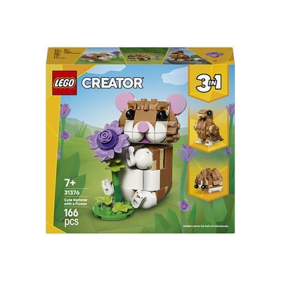 레고 크리에이터 3-in-1 31376 귀여운 햄스터와 꽃