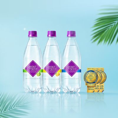 [본사공식] 몽베스트 위드 스파클링 워터 500mLx20병(플레인,레몬,라임)
