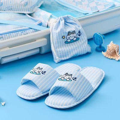 [버터샵] 마린 밀크캣 여행용 슬리퍼 블루 280mm