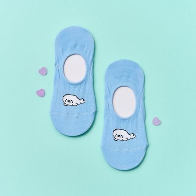 [Butter Shop] Marine Seal Fake Socks Blue