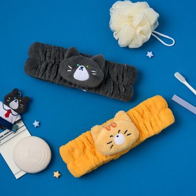 [버터샵] 밀크캣스쿨 치즈괭 오드괭 커플 세안밴드 FREE