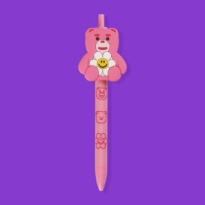 위글위글 X 벨리곰 피규어 멀티 4색 볼펜 스마일위러브