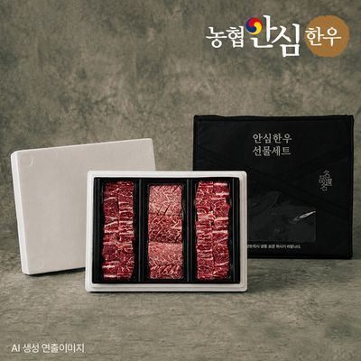 농협안심한우 1+등급 명품갈비세트 2.7kg