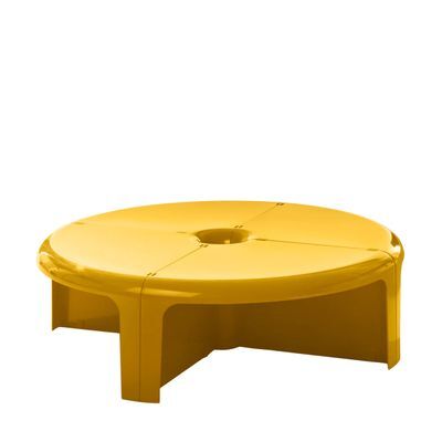 비라인 4/4 table & Shelf honey yellow
