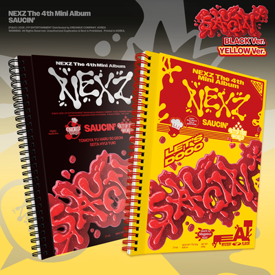 [영상통화 팬사인회 응모] NEXZ(넥스지) - [SAUCIN] (BLACK Ver. / YELLOW Ver.)