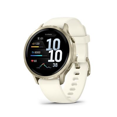 가민 베뉴 4 GPS 스마트워치 루나골드 본 41mm