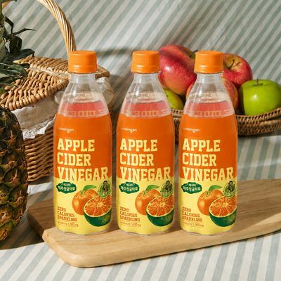웅진 애사비 제로 제주청귤하귤 500ml X 24입