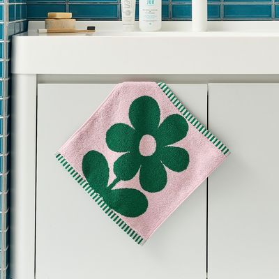 [모던하우스] 빅 플라워 코마사 핸드타월 GREEN 34X34cm 65g