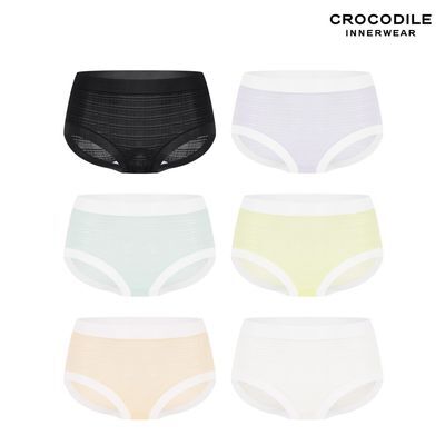 크로커다일 이너웨어 에센셜 에어리 링클 팬티 6종 6Color