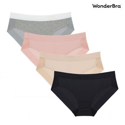 Wonderbra 볼륨 스포츠 아웃밴드 노와이어 팬티 4Color