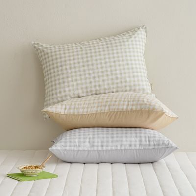 바자르 NEW모노체크 먼지없는 베개커버 50x70