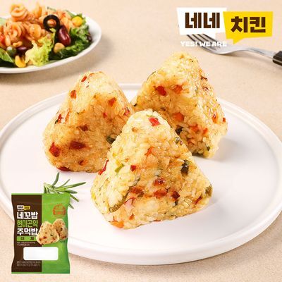 [네네치킨] 네꼬밥 현미 야채곤약주먹밥 100g (1팩/3팩/5팩/20팩/30팩/50팩)