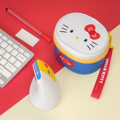 로이체 산리오 버티컬 마우스 C타입 충전식 헬로키티