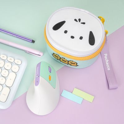 로이체 산리오 버티컬 마우스 C타입 충전식 포차코