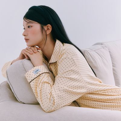 주디앤 버터초코 피치기모 긴팔 잠옷 세트