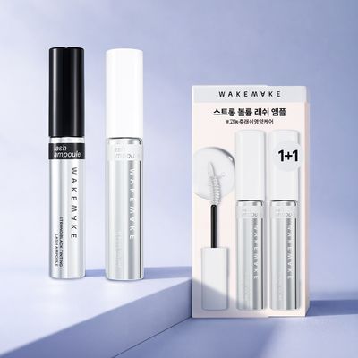 Wake Make Slong Volume&Black Tinting Lash Ampoule/Real Defining Lash Mascara