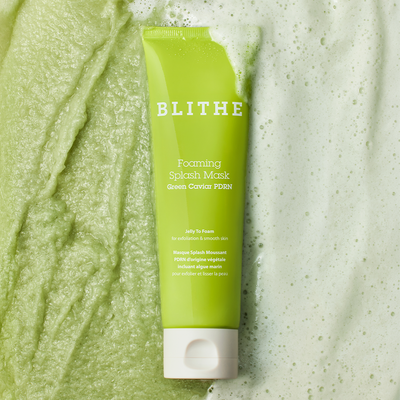 BLITHE Foaming Splash Mask Green Caviar PDRN Pack Cleanser