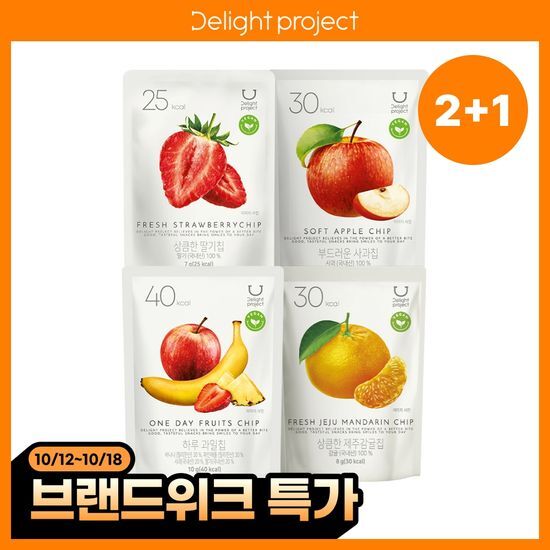 딜라이트 프로젝트 딜라이트 프로젝트 과일칩 4종 택1