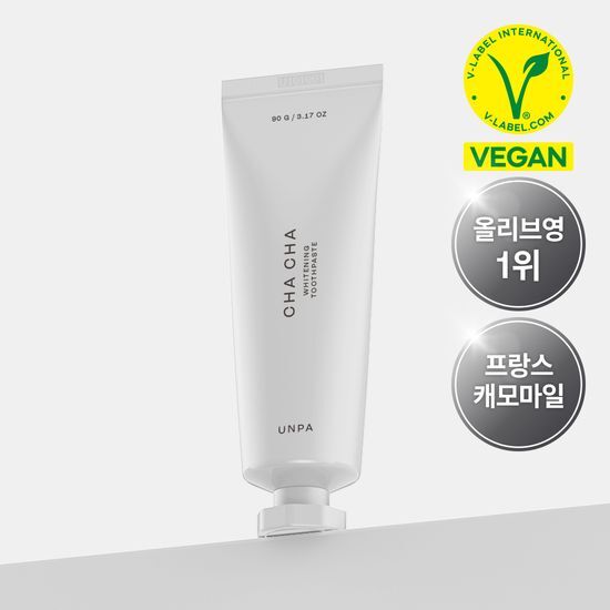 언파 언파 차차 캐모마일 미백치약 90g