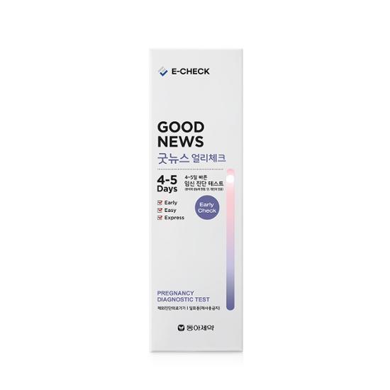 이체크 동아제약 이체크 굿뉴스 얼리체크 임신테스트기 1KIT