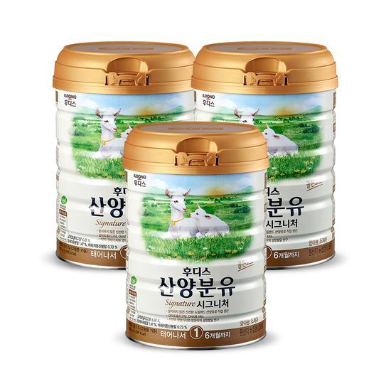 후디스 후디스 산양분유 시그니처 1단계 800g 3캔