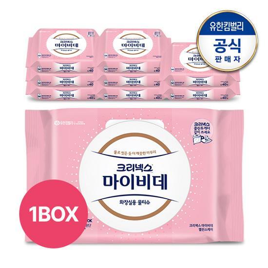 크리넥스 마이비데 NEW 밸런스케어 캡 40매x9팩 화장실 비데물티슈 가격 추이 크리넥스 크리넥스 마이비데 NEW 밸런스케어 캡 40매x9팩 화장실 비데물티슈 - 최저가 17,500원