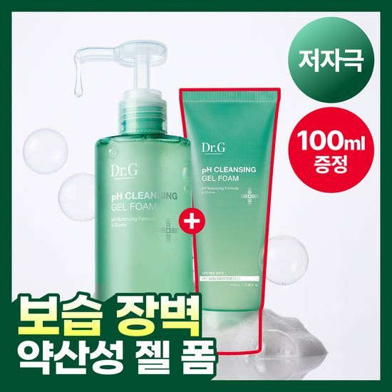 닥터지 닥터지 약산성 클렌징 젤 폼 200ml 기획 2종 (100ml 증정/더블기획)