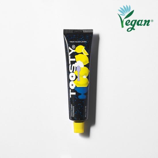 투스티 투스티 레몬 소르베 비건 미백치약 80g