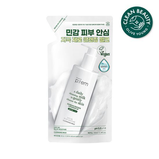 메이크프렘 메이크프렘 세이프 미 릴리프 모이스처 클렌징 밀크 리필팩 100ml