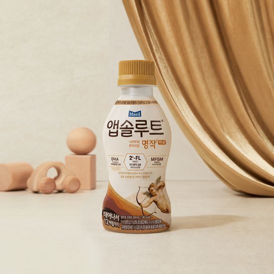 매일유업 앱솔루트 명작 액상 2FL (HMO) 분유 1단계, 0-12개월, 200ml 24입