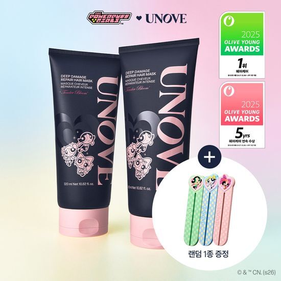 어노브 어노브 딥 데미지 리페어 헤어 마스크 (트리트먼트/헤어팩) 320ml 더블/듀오 기획