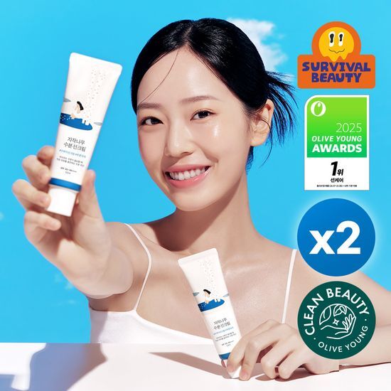 라운드랩 라운드랩 자작나무 수분 선크림 50ml 더블 기획