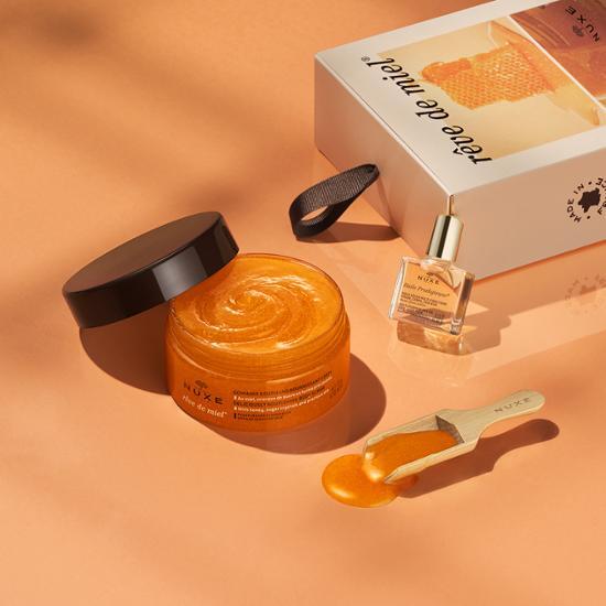 눅스 눅스 레브드미엘 바디스크럽 175ml 기획 (+드라이오일 10ml, 우드스쿱 증정)