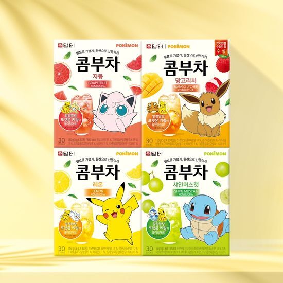 담터 담터 포켓몬 콤부차 30T 4종 중 택1