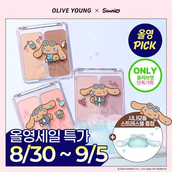 투에이엔 투에이엔 듀얼치크 20 colors (기획/단품)