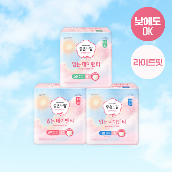 좋은느낌 입는 데이팬티 2종 택 1 (중형 / 대형 4P) 가격 추이 좋은느낌 좋은느낌 입는 데이팬티 2종 택 1 (중형 / 대형 4P) - 최저가 8,640원