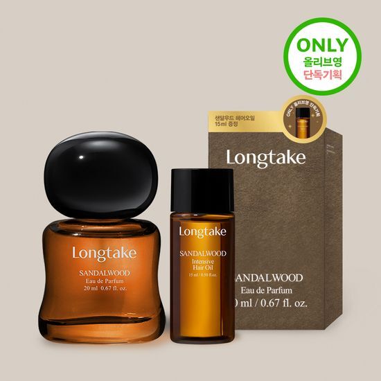 롱테이크 롱테이크 오드퍼퓸 20ML + 헤어오일 15ML 샌달우드/블랙티앤피그/로즈리메인즈