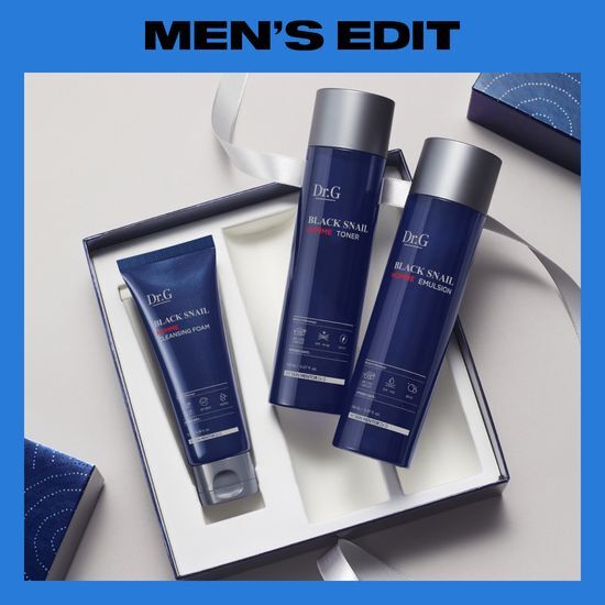 닥터지 닥터지 블랙스네일 옴므 프레스티지 3종 세트 (토너150ml+에멀전150ml+클렌징폼70ml)