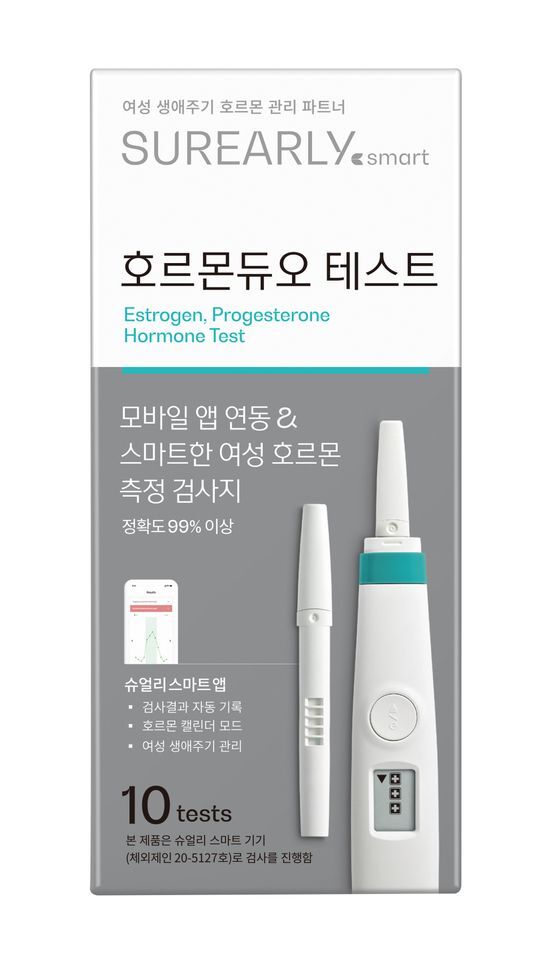 슈얼리 (에겐녀 테스트기) 슈얼리 스마트 검사지 4종 택1(임신/배란/갱년기/호르몬) (기기 별도구매) [의료기기]